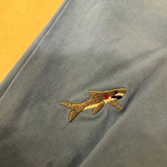 Castaway Nantucket Island Blue Shorts with Sharks - Picture 3 of 10